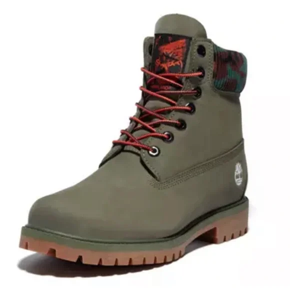 Timberland 6” Premium “Dark Green/Cameo” Men’s Boots
